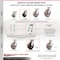 Service Caster 5 Inch Kingpinless High Temp Phenolic Wheel Caster Swivel Locks 2 Rigid, 2PK SCC-KP30S520-PHRHT-BSL-2-R-2 - alternate 6